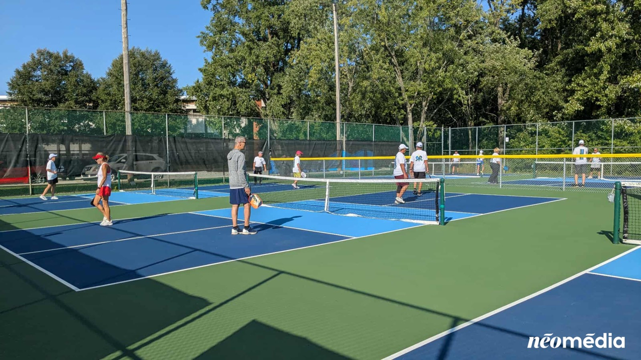 EN VIDÉO | Des nouveaux terrains de pickleball inaugurés à Vaudreuil-Dorion