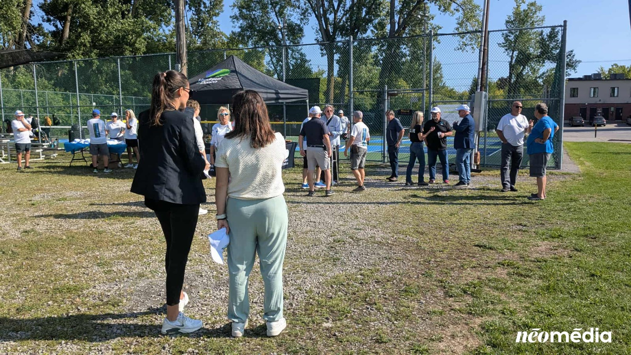 EN VIDÉO | Des nouveaux terrains de pickleball inaugurés à Vaudreuil-Dorion