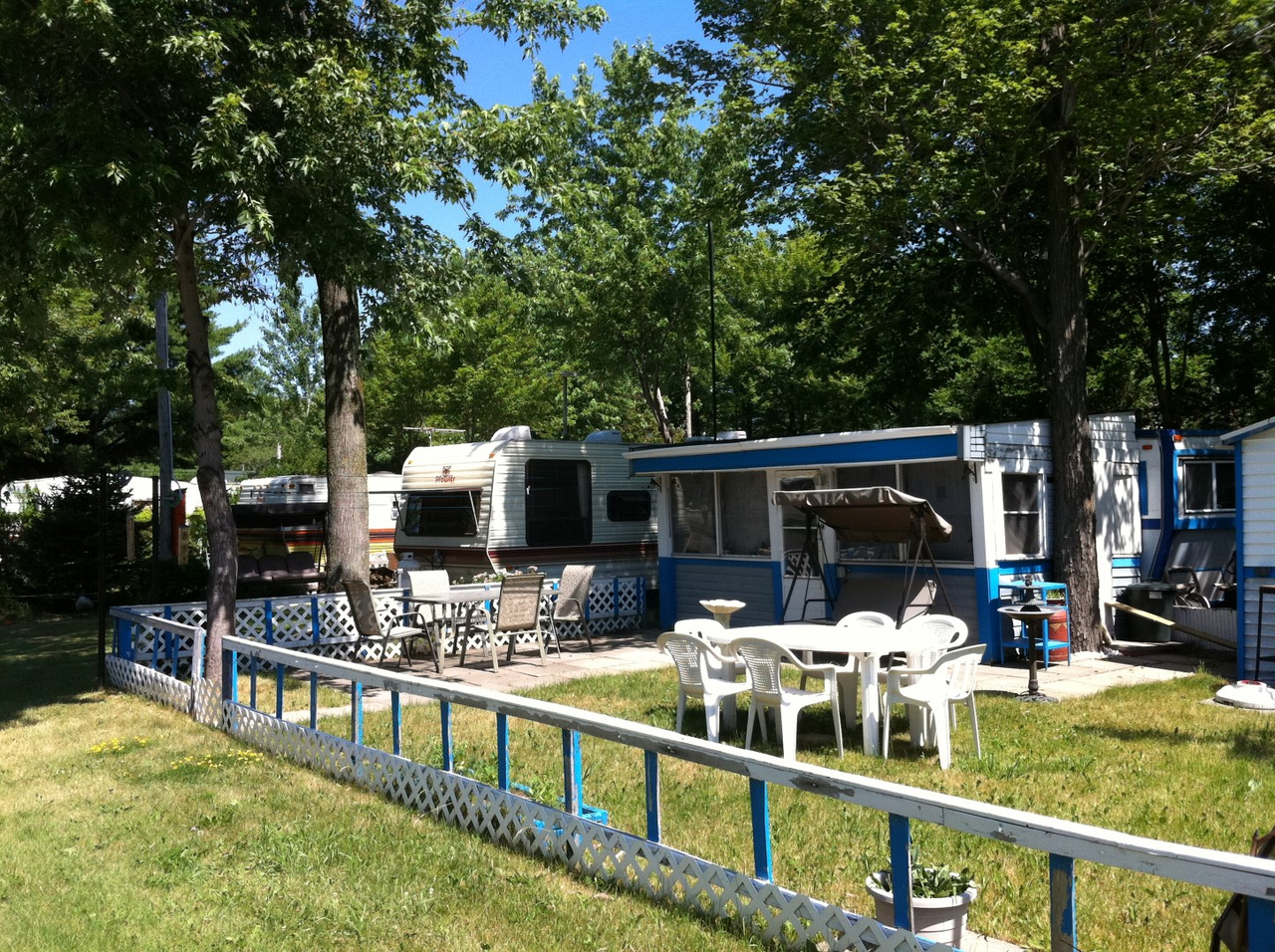 Voici la photo qui devait paraître dans l'édition du 19 juillet, page 21, avec l'article Mauvais départ pour les campings de la région