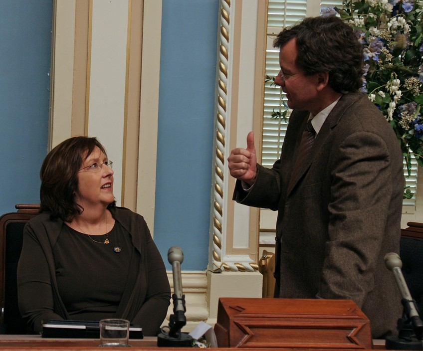 Marie Bouillé et Bertrand St-Arnaud (Photo : Courtoisie)