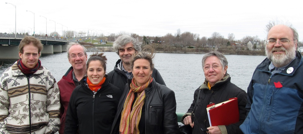 Quelques membres de l'équipe de Québec Solidaire de Chambly