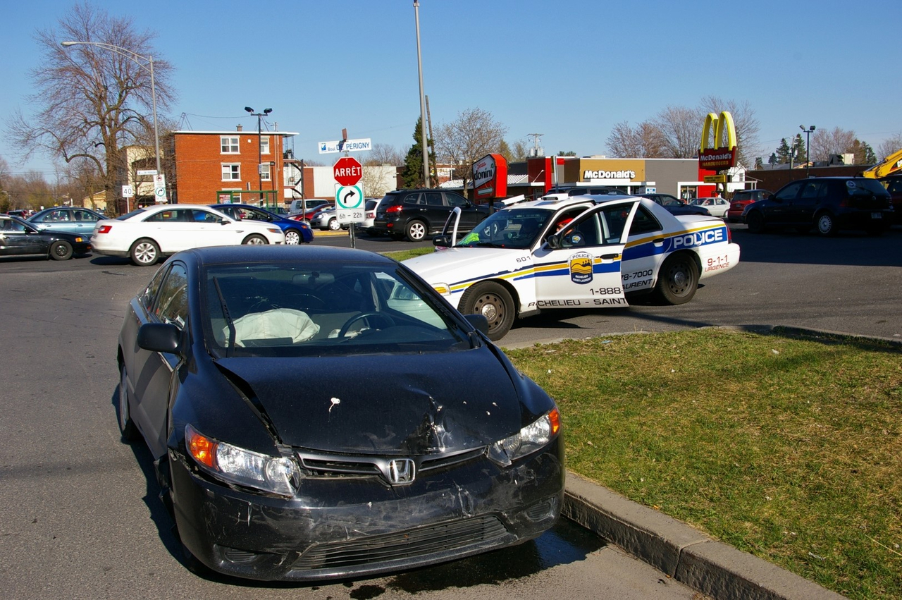 Collision sans bessé