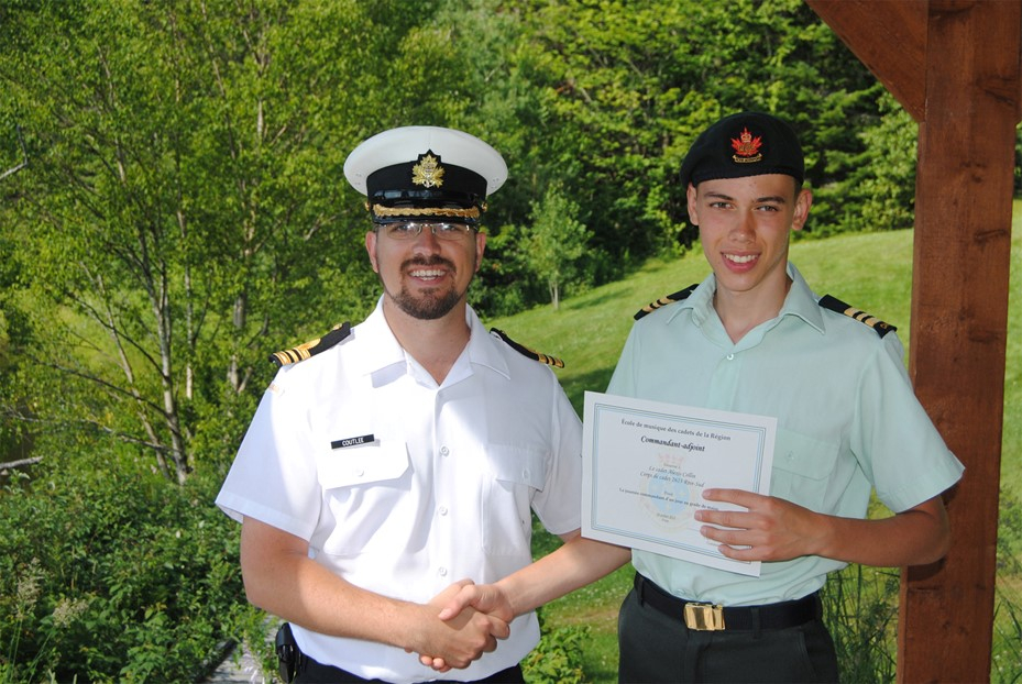 Un Chamblyen devient commandant adjoint de camp à 15 ans pour une journée.