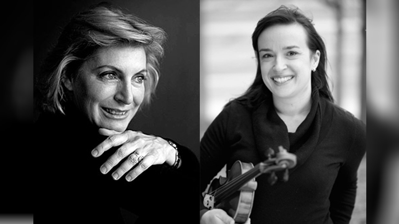 La pianiste Louise-Andrée Baril (à gauche) et la violoniste Mary-Elizabeth Brown (à droite) seront en spectacle au Fourquet Fourchette le 22 février prochain.