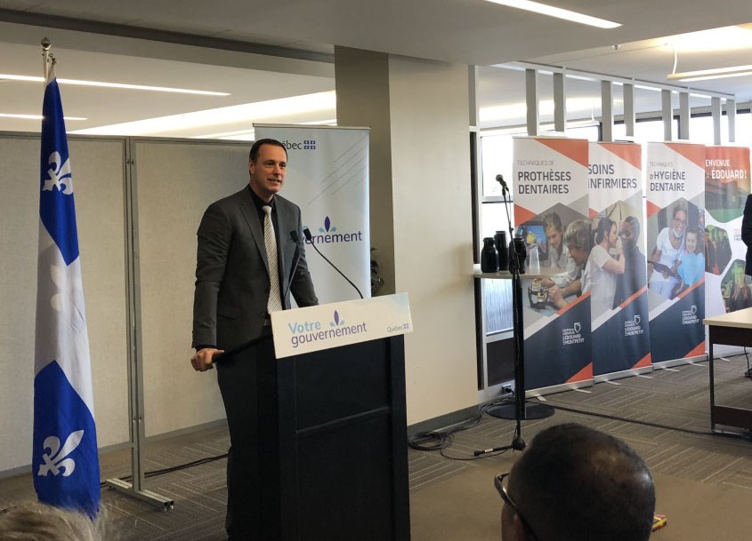 Un premier investissement de 2 M$ pour le futur Pavillon de la santé et de l’innovation du cégep Édouard-Montpetit