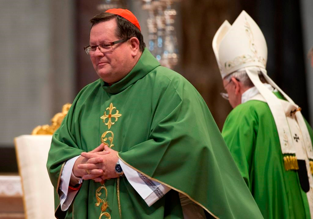 Alerte: le cardinal Lacroix est blanchi après l'enquête commandée par la pape