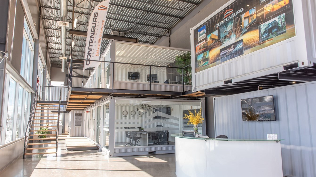 Des espaces de bureaux nouveau genre signés, Conteneurs Experts