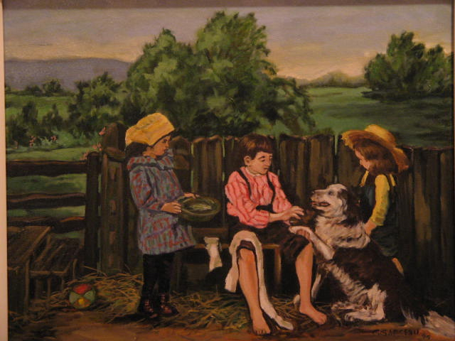 Une œuvre du peintre à l’huile sorelois Ghislain Garceau. (Image: Gracieuseté)