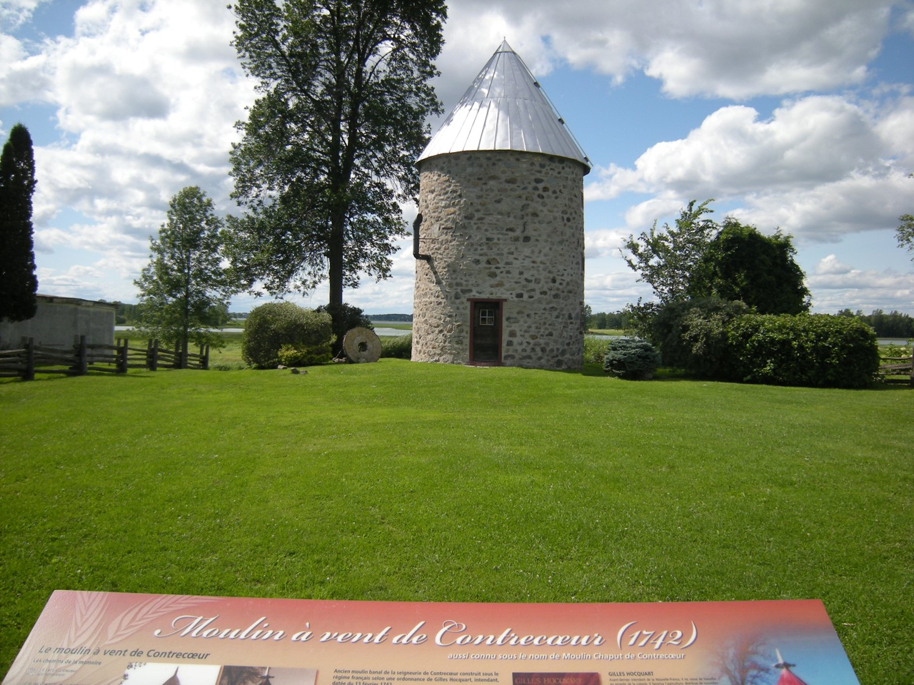 Le moulin Ã  vent de ContrecÅ�ur accueillera les visiteurs le samedi 18 aoÃ»t.