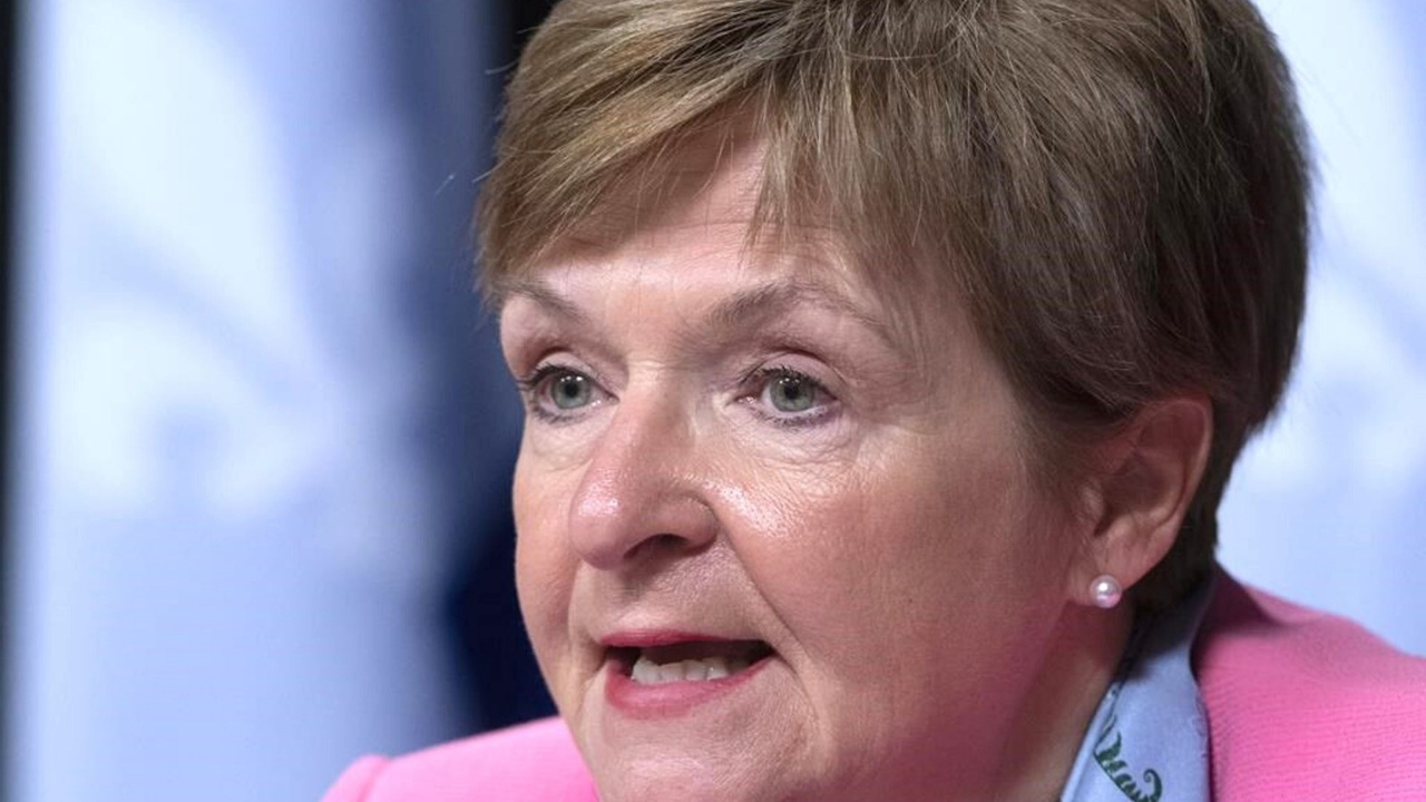 La vérificatrice générale, Guylaine Leclerc.