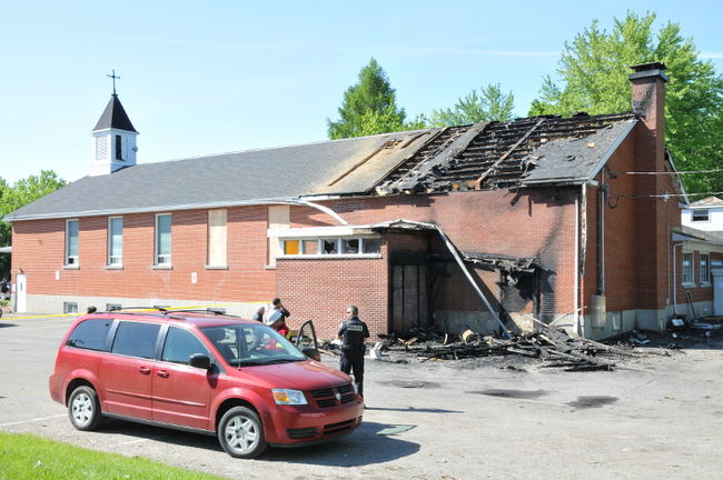 L’église Notre-Dame-de-Fatima a été le théâtre d’un incendie le 27 mai dernier. Selon l’abbé Jasmin, les causes ne seraient pas accidentelles. 