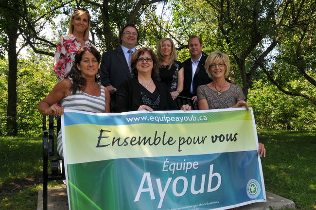 L’Équipe Ayoub sollicitera un nouveau mandat auprès des citoyens de Lorraine.