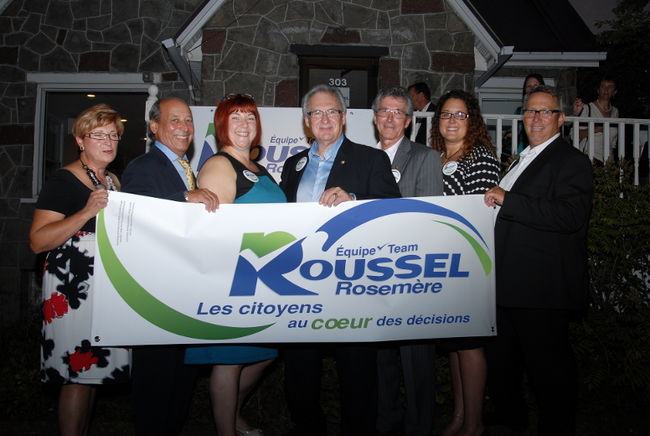 L’Équipe Roussel Rosemère inaugure son local électoral