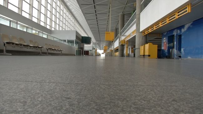 L’ancienne aérogare de Mirabel, construite au début des années 70 et vacante depuis 10 ans. 