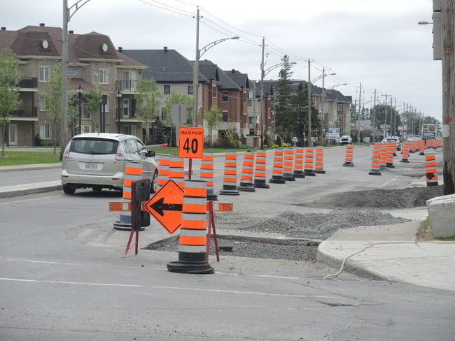 Le boulevard Curé-Labelle, à Blainville, accueillera un bon nombre de cônes orange jusqu’au mois d’août.