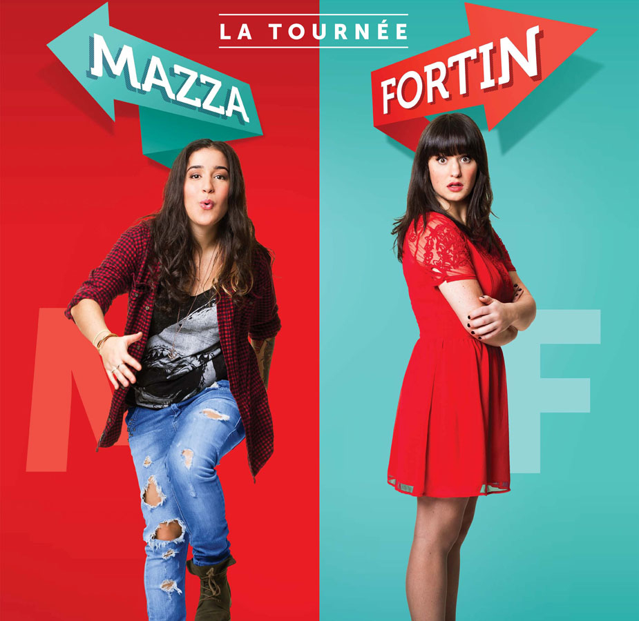 Le spectacle Mazza/Fortin débarque à Sainte-Thérèse