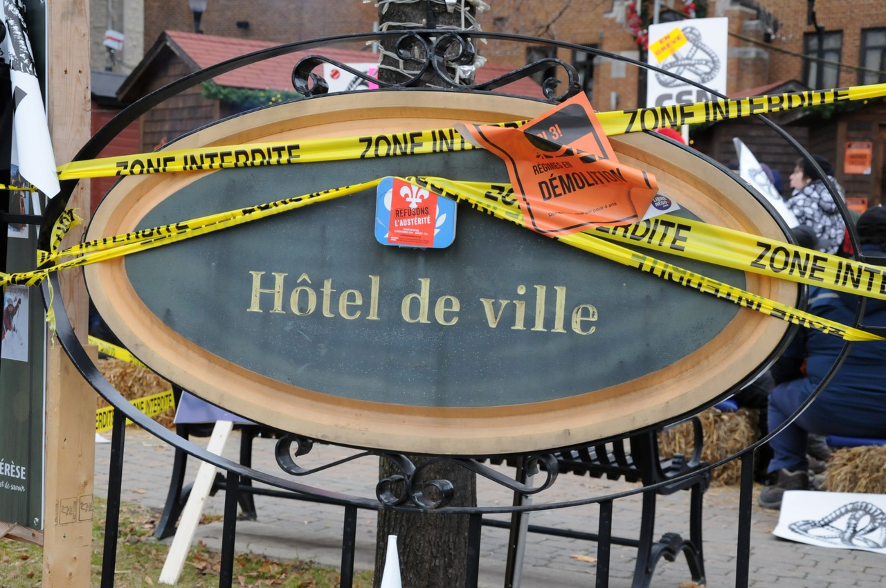 En photos: le «Grand dérangement» sur la Rive-Nord