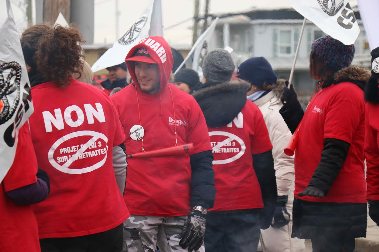 En photos: le «Grand dérangement» sur la Rive-Nord