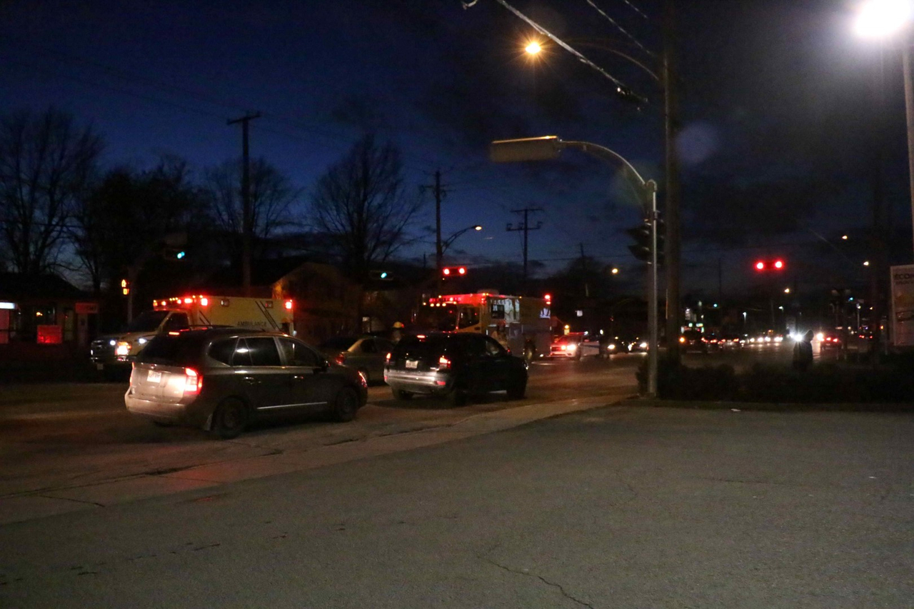 Accident à l'intersection Curé-Labelle et Charles