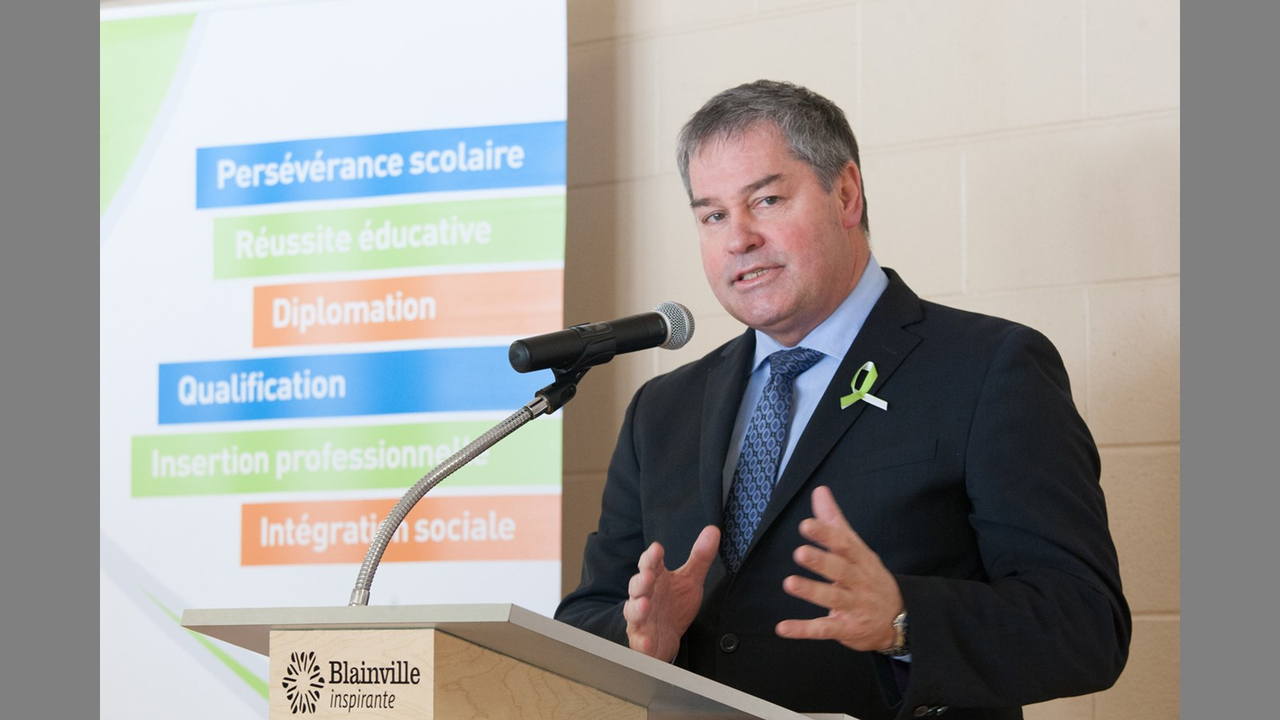 Le ministre de l'Éducation, Yves Bolduc