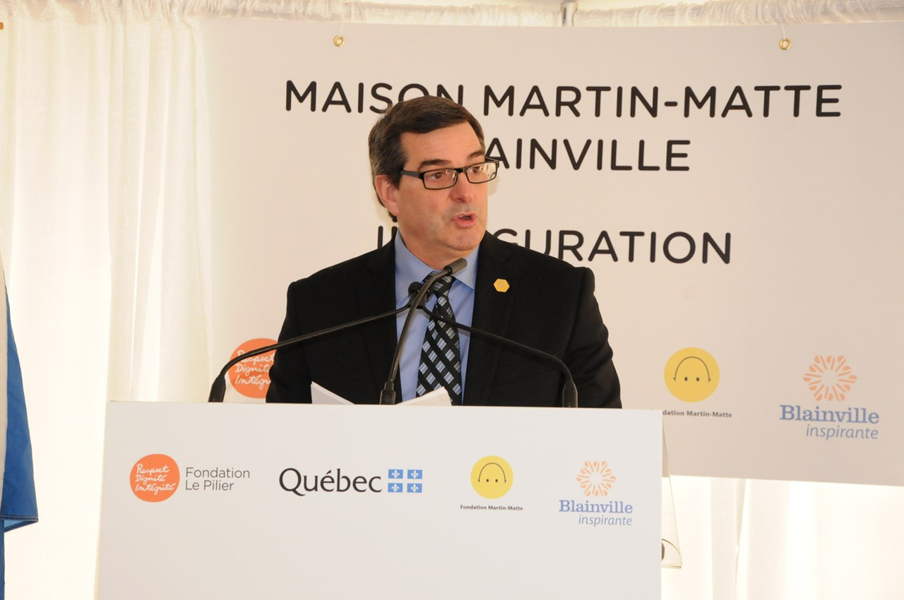 Richard Perreault, maire de Blainville