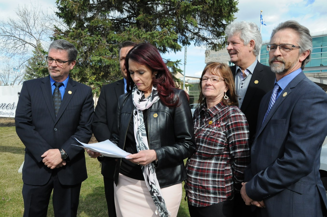 Brève réaction de Blainville aux frappes de l'UPAC
