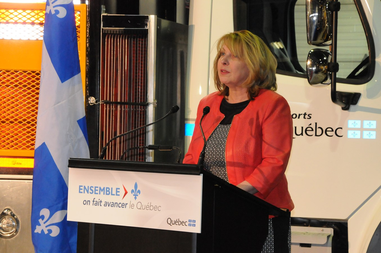 La ministre responsable des Laurentides, Christine St-Pierre
