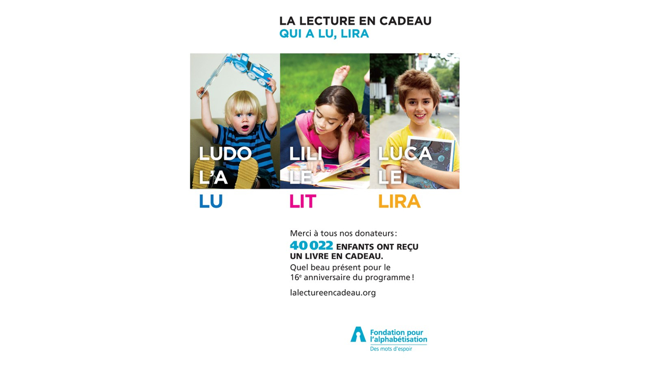 Plus de 1600 livres neufs remis aux enfants défavorisés de la région