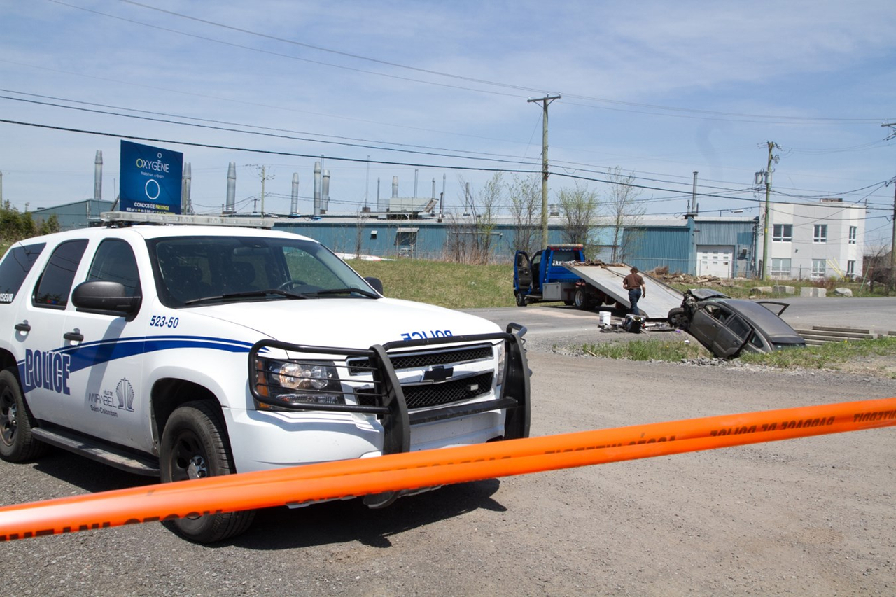 Un accident fait un blessé sur le chemin de la Côte-Nord