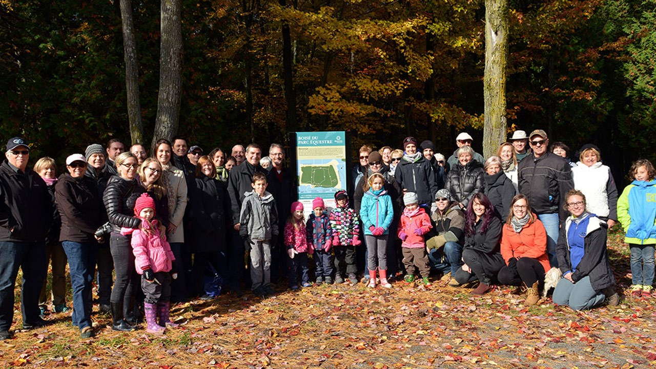 Le boisé du Parc équestre de Blainville s'est refait une beauté