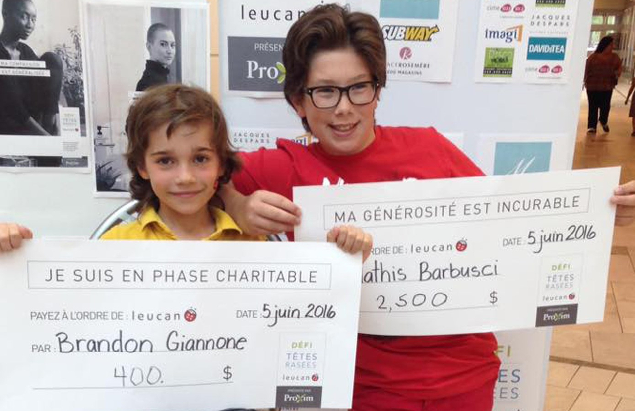 Plus de 75 000 $ pour les Défis têtes rasées Leucan dans la région!