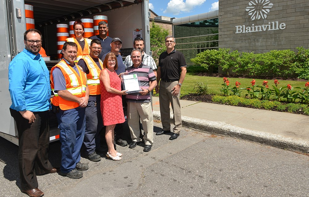 La Ville de Blainville, lauréate des Grands Prix santé et sécurité du travail dans la région des Laurentides