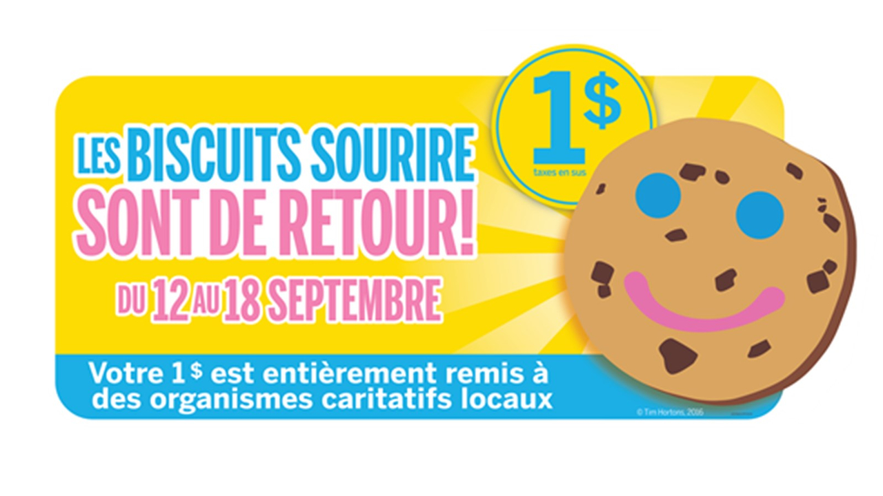 Les Biscuits Sourire sont de retour dans les Laurentides au Profit de Leucan!