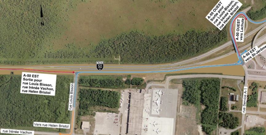 Projet de sécurisation de l’autoroute 50 à Mirabel