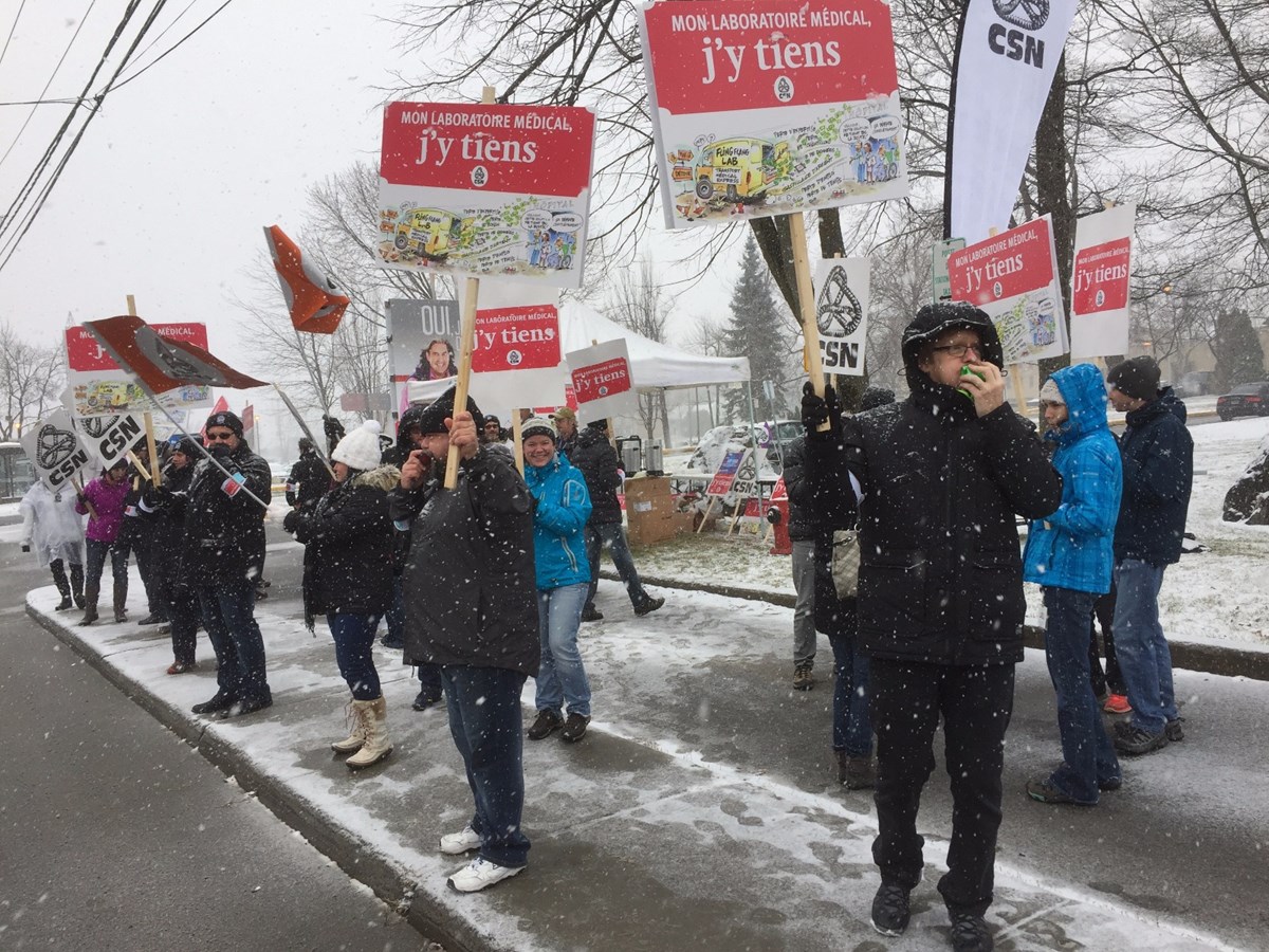 La CSN Laurentides dénonce le projet Optilab