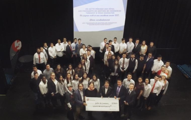 Uni contre la faim, des étudiants en Gestion de commerces amassent près de 25 000$ au profit d’organismes locaux