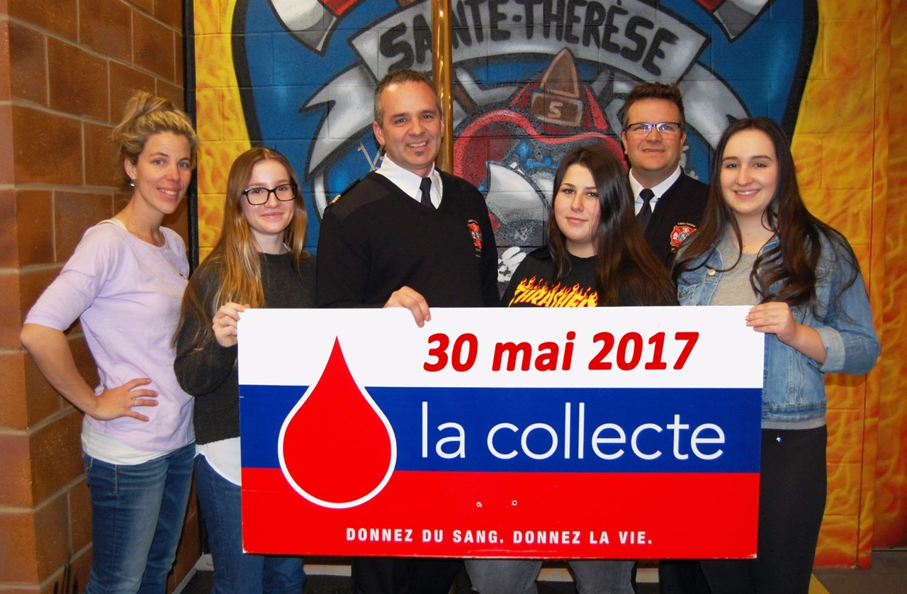 18e collecte de sang de la Ville de Sainte-Thérèse, c’est majeur!