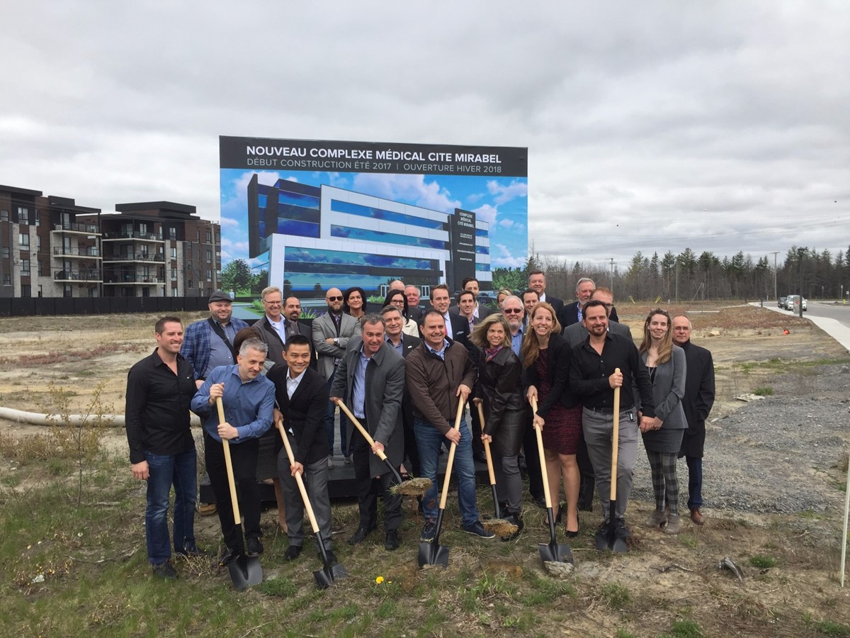Coup d’envoi de la construction du Complexe Médical Cité Mirabel