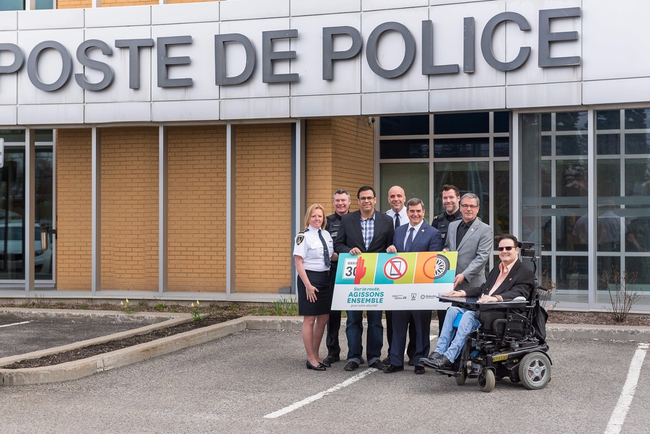 Campagne sur la sécurité routière : vitesse, cellulaire au volant et partage de la route