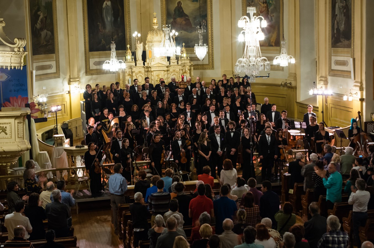 L'ensemble choral Saint-Eustache & l'Opmem séduisent le public!