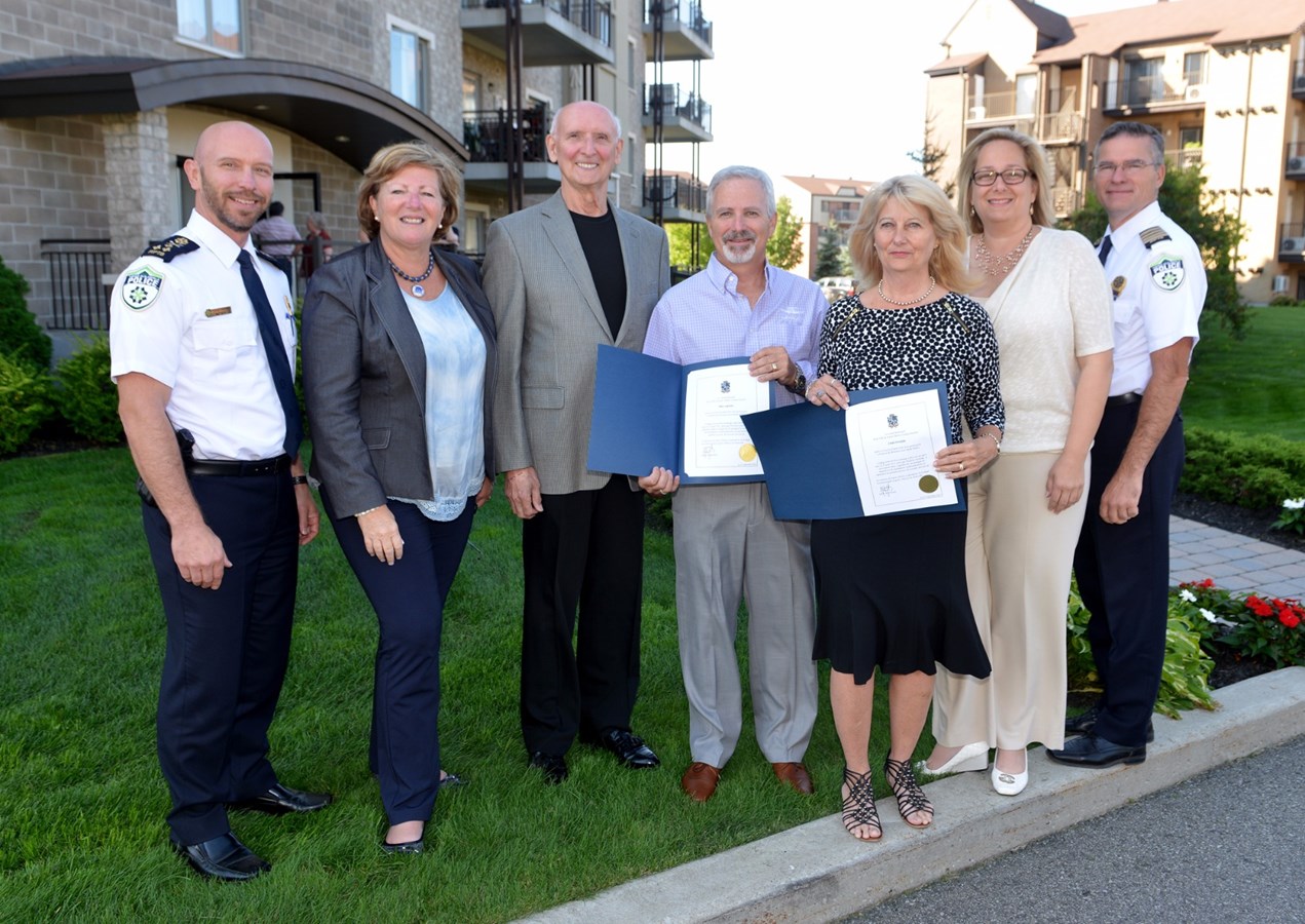La Ville de Sainte-Thérèse honore deux citoyens
