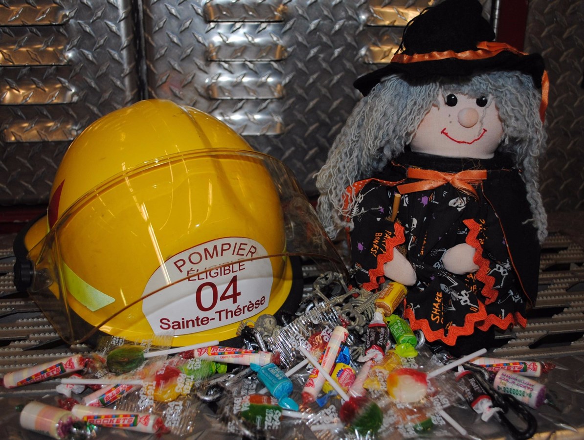 Les pompiers thérésiens au rendez-vous de la fête de l’Halloween 