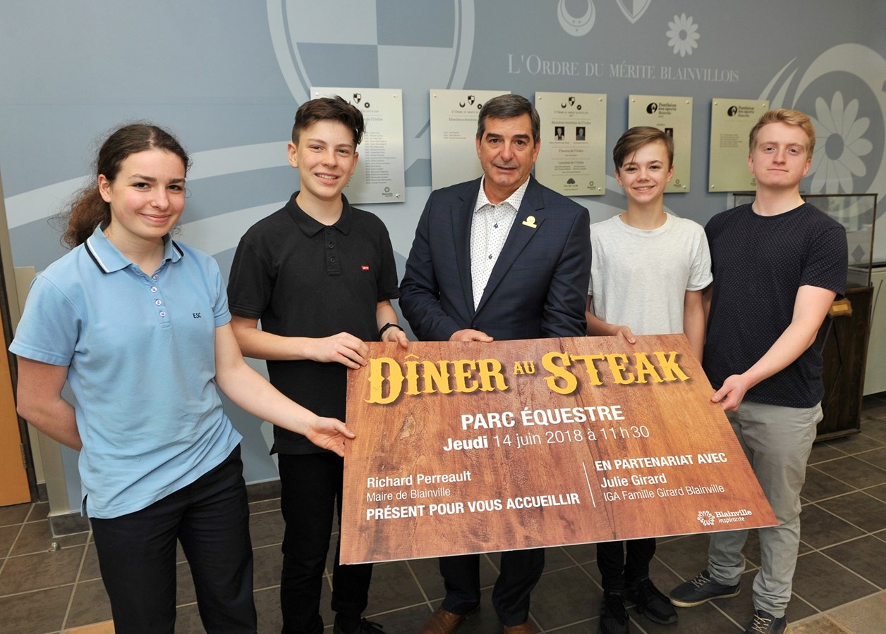 Dîner au steak le 14 juin : un coup de pouce à des Blainvilloises et Blainvillois