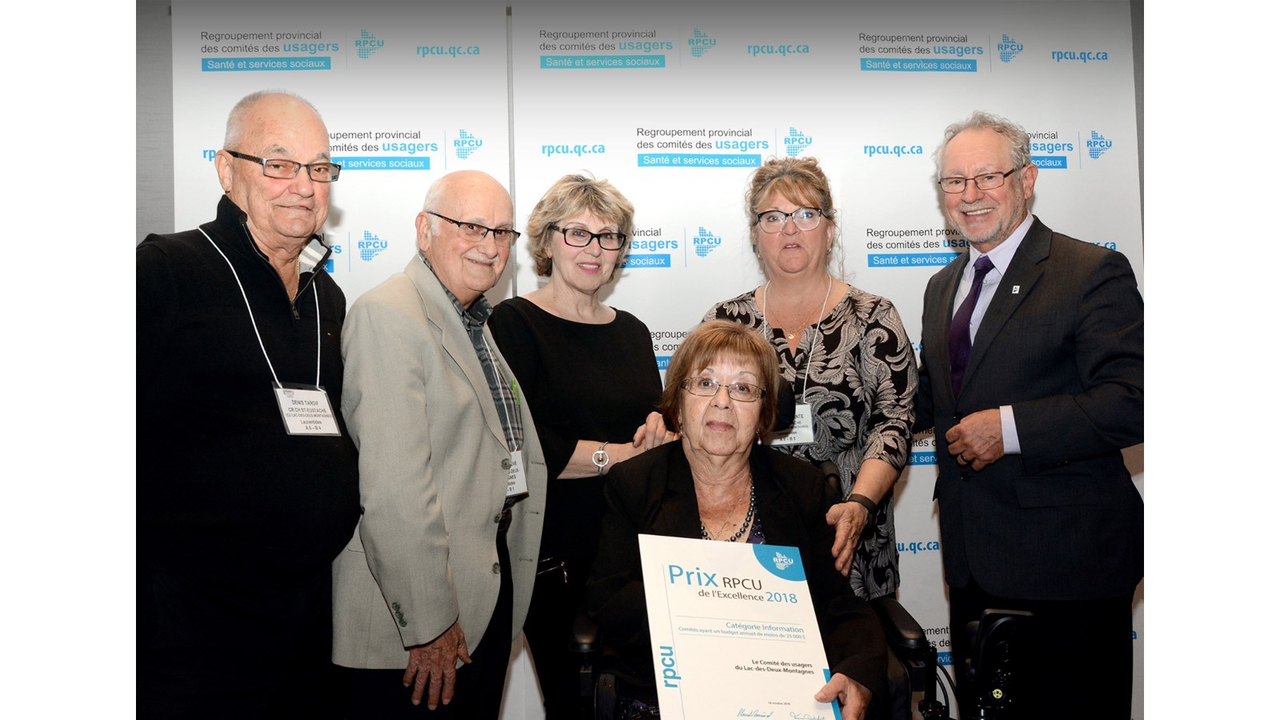 Prix Information pour le comité des usagers du Lac-des-Deux-Montagnes