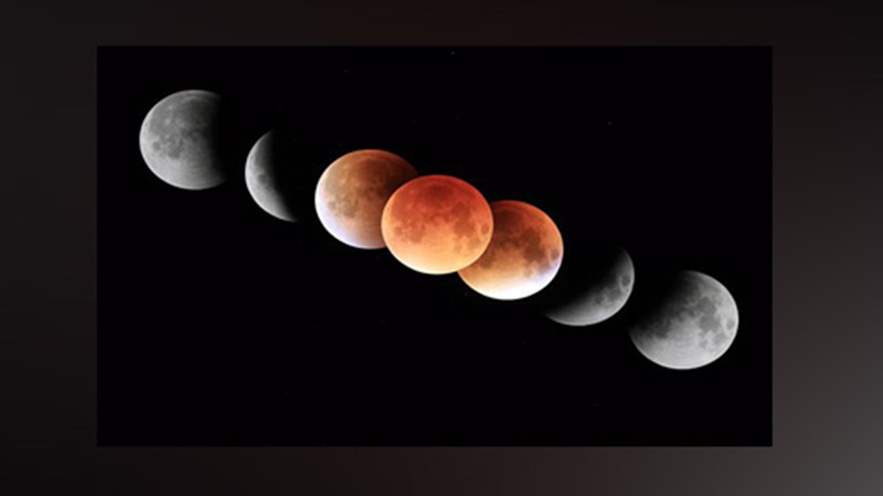 L’éclipse lunaire totale du 27 septembre 2015. 