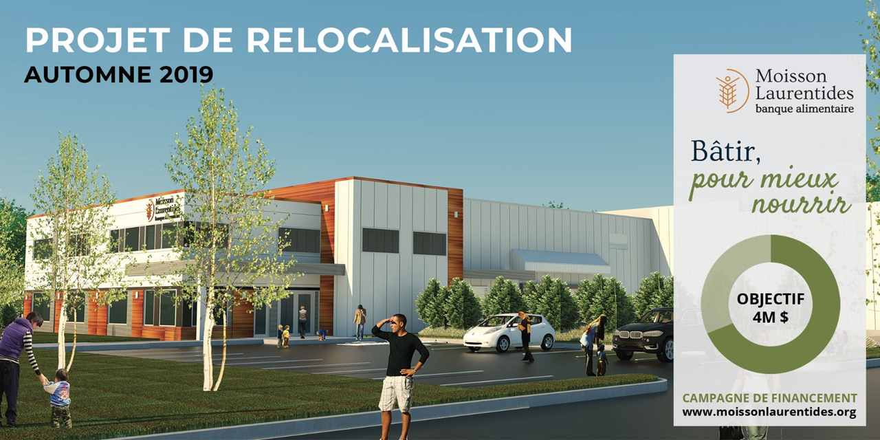 Syscomax entame une nouvelle construction afin de soutenir la cause de Moisson Laurentides