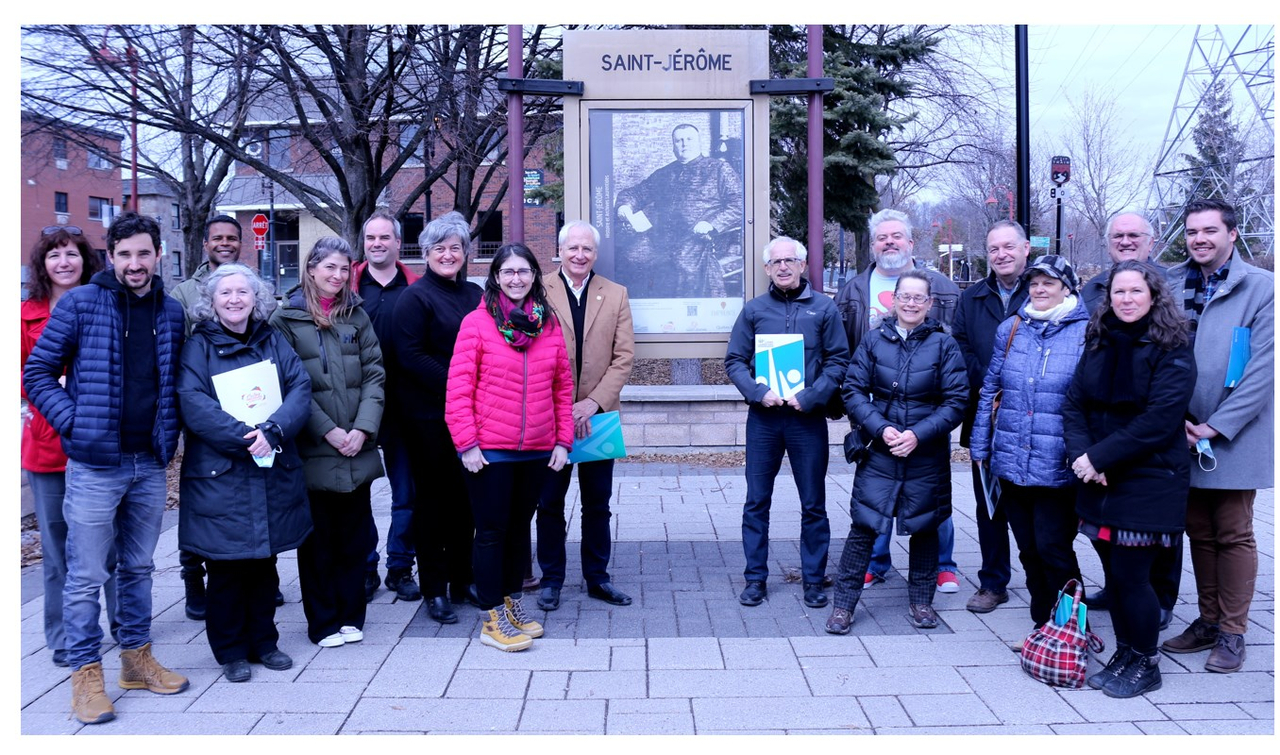 Loisirs Laurentides, en partenariat avec La Station Culturelle, a lancé aujourd’hui à la Vieille gare de Saint-Jérôme le projet régional «Empreinte»