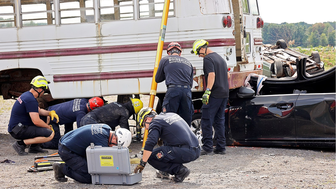 Les pompiers de Boisbriand participent à une formation unique