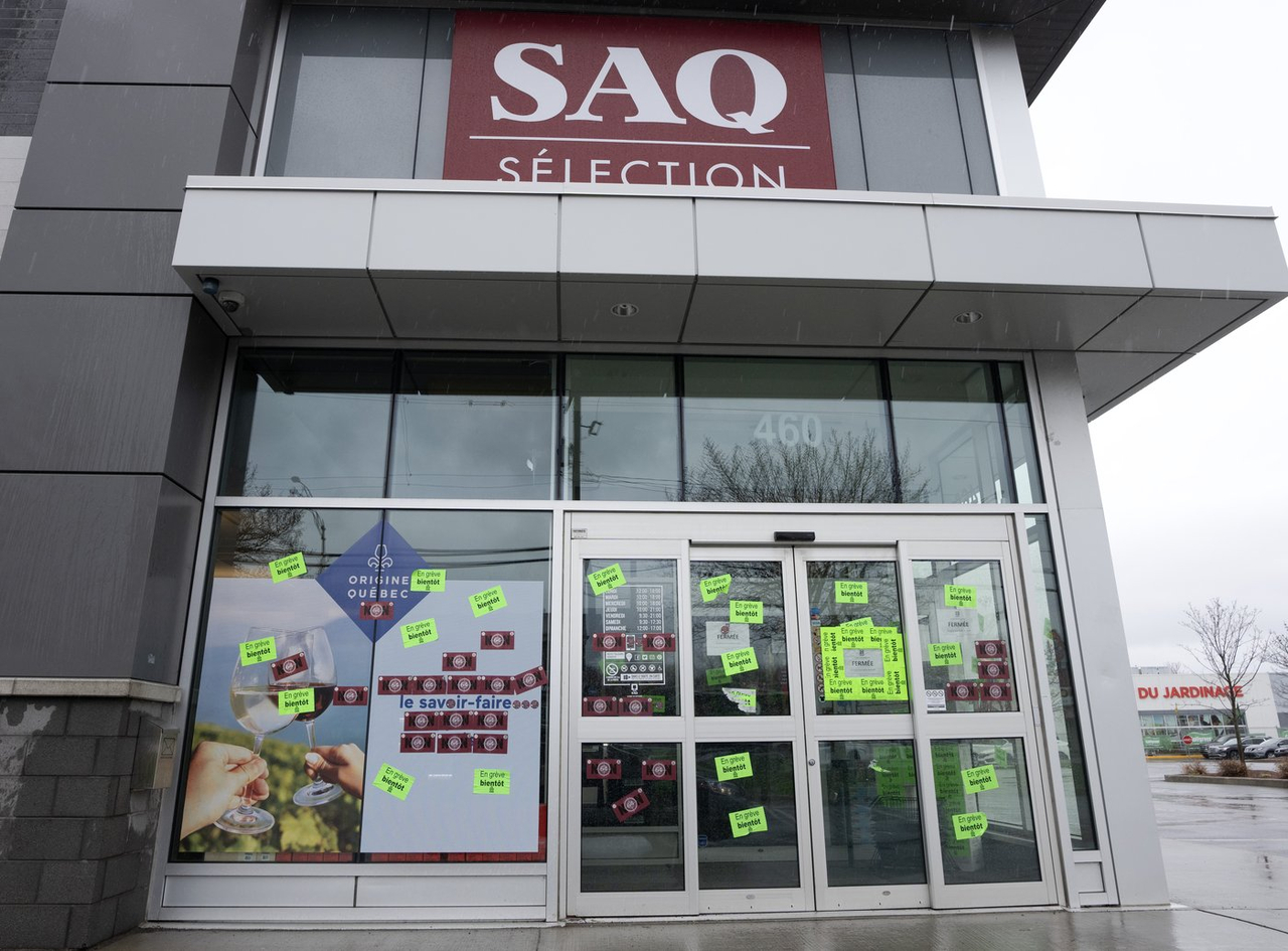 Les employés de la SAQ tiennent une nouvelle journée de grève lundi