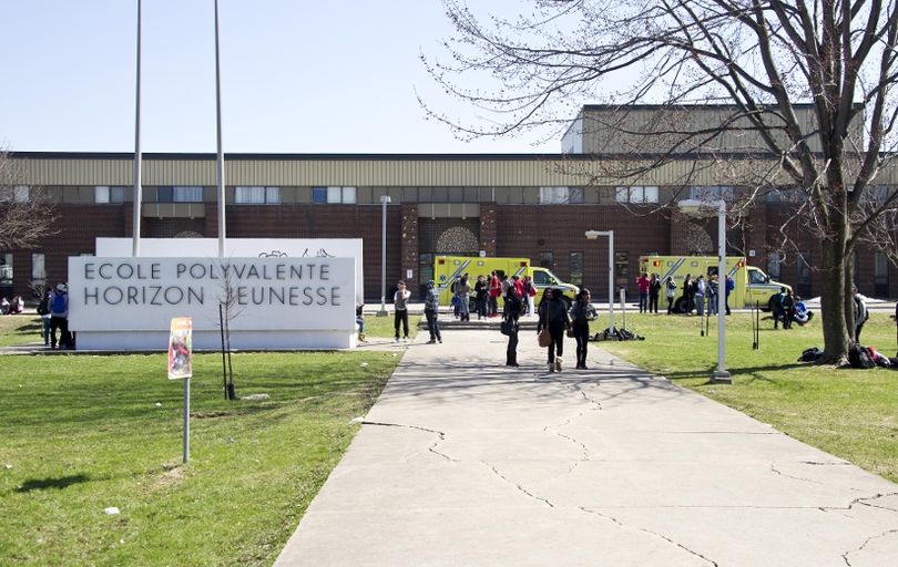 L’école secondaire Horizon-Jeunesse a été évacuée le 25 avril en après-midi après que des enseignants et des élèves aient été incommodés par des vapeurs de gaz naturel.